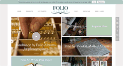 Desktop Screenshot of folioalbums.com