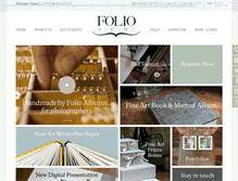 Tablet Screenshot of folioalbums.com